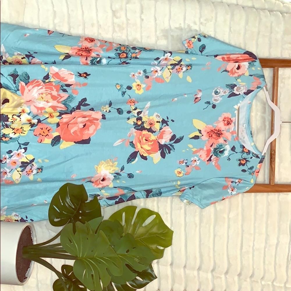 Floral mini dress